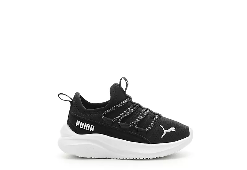 Puma Boys Infant Softride One4all Sneaker - Black 2 Puma Boys Infant Softride One4all Sneaker - Black - Image 2
