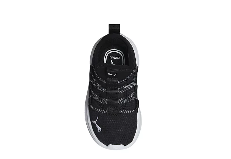 Puma Boys Infant Softride One4all Sneaker - Black 4 Puma Boys Infant Softride One4all Sneaker - Black - Image 4