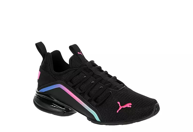 Puma Girls Axelion Sneaker - Black 1 Puma Girls Axelion Sneaker - Black