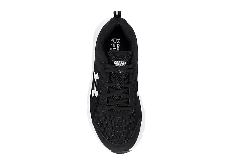 Under Armour Boys Assert 10 Sneaker - Black 6 Under Armour Boys Assert 10 Sneaker - Black - Image 6
