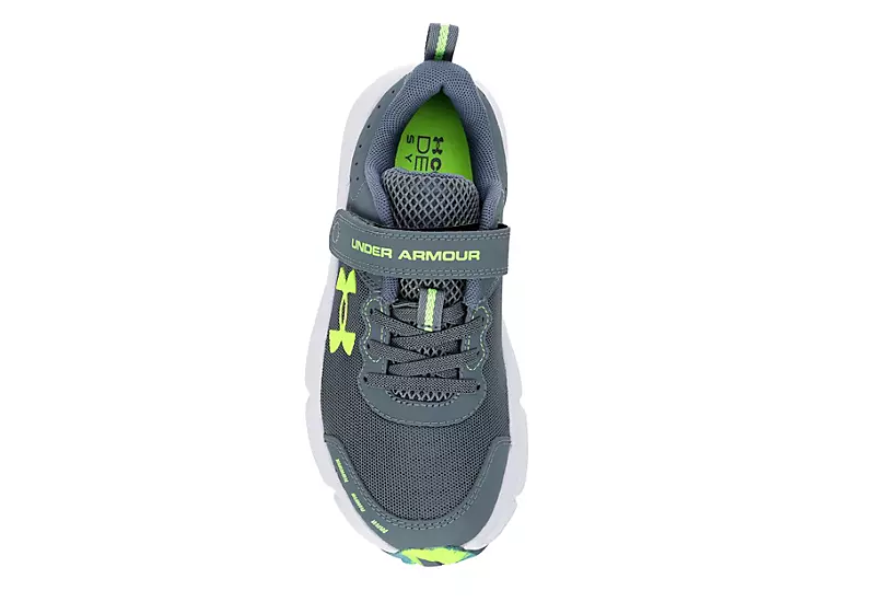 Under Armour Boys Assert 10 Sneaker - Grey 6 Under Armour Boys Assert 10 Sneaker - Grey - Image 6