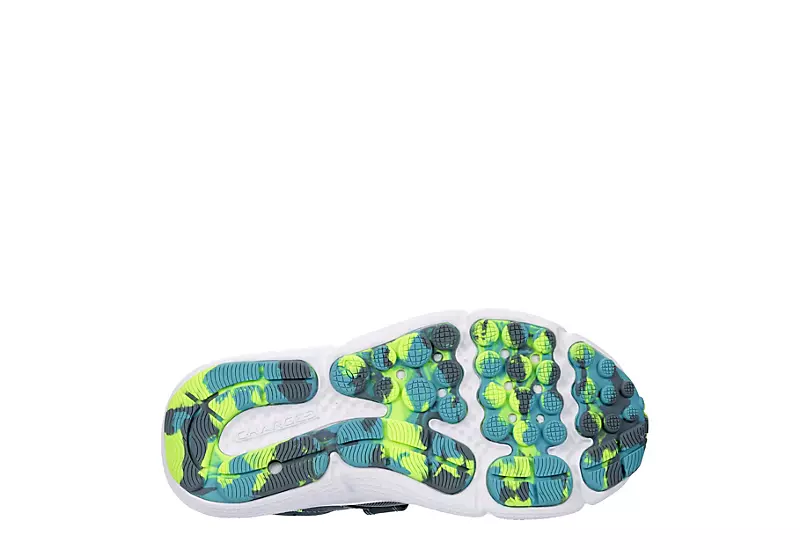 Under Armour Boys Assert 10 Sneaker - Grey 7 Under Armour Boys Assert 10 Sneaker - Grey - Image 7