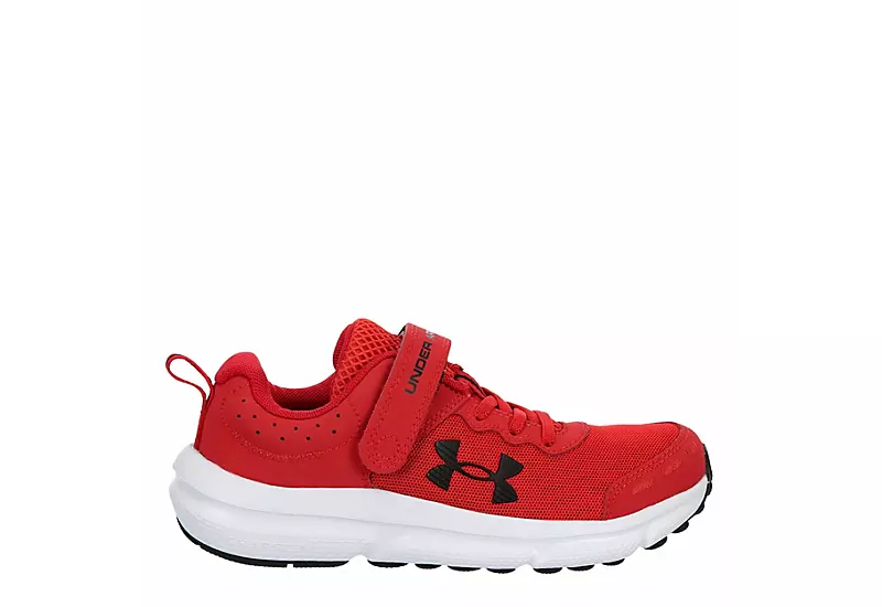 Under Armour Boys Assert 10 Sneaker - Red 2 Under Armour Boys Assert 10 Sneaker - Red - Image 2