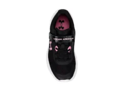 Under Armour Girls Surge 3 Sneaker - Black -Deals All Walk Styles Store US 01 808342 05