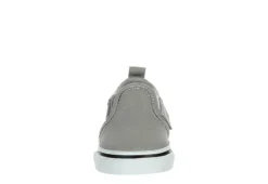 Vans Boys Infant Asher Slip On Sneaker - Grey -Deals All Walk Styles Store US 01 808425 02