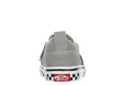 Vans Boys Infant Asher Slip On Sneaker - Grey -Deals All Walk Styles Store US 01 808425 04