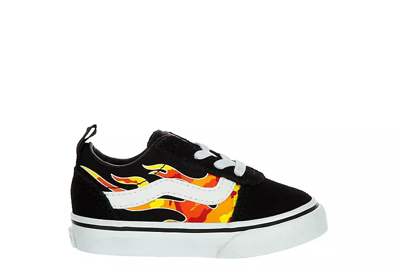 Vans Boys Infant Ward Sneaker - Black 2 Vans Boys Infant Ward Sneaker - Black - Image 2