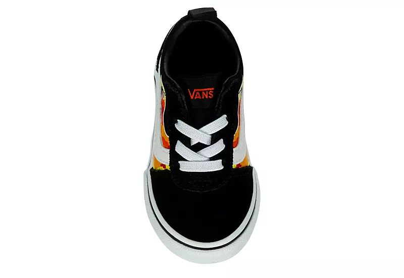 Vans Boys Infant Ward Sneaker - Black 6 Vans Boys Infant Ward Sneaker - Black - Image 6