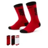 Nike Boys Graphic Crew Socks 3 Pairs - Red