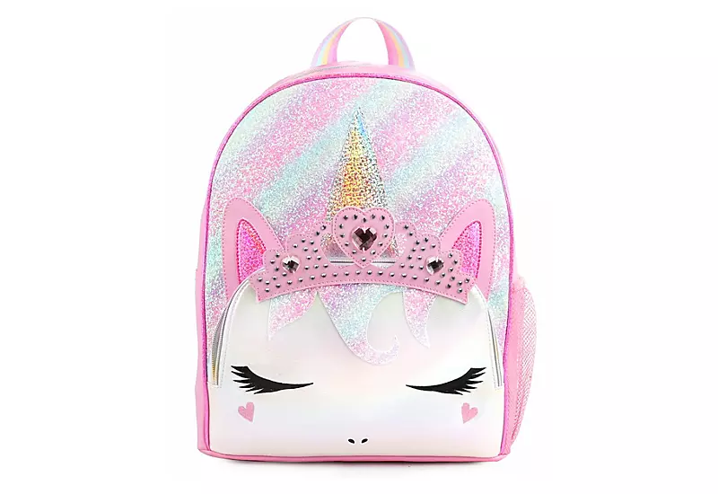 Omg Girls Gwen Glitter Jewel Unicorn Backpack - Pink 2 Omg Girls Gwen Glitter Jewel Unicorn Backpack - Pink - Image 2